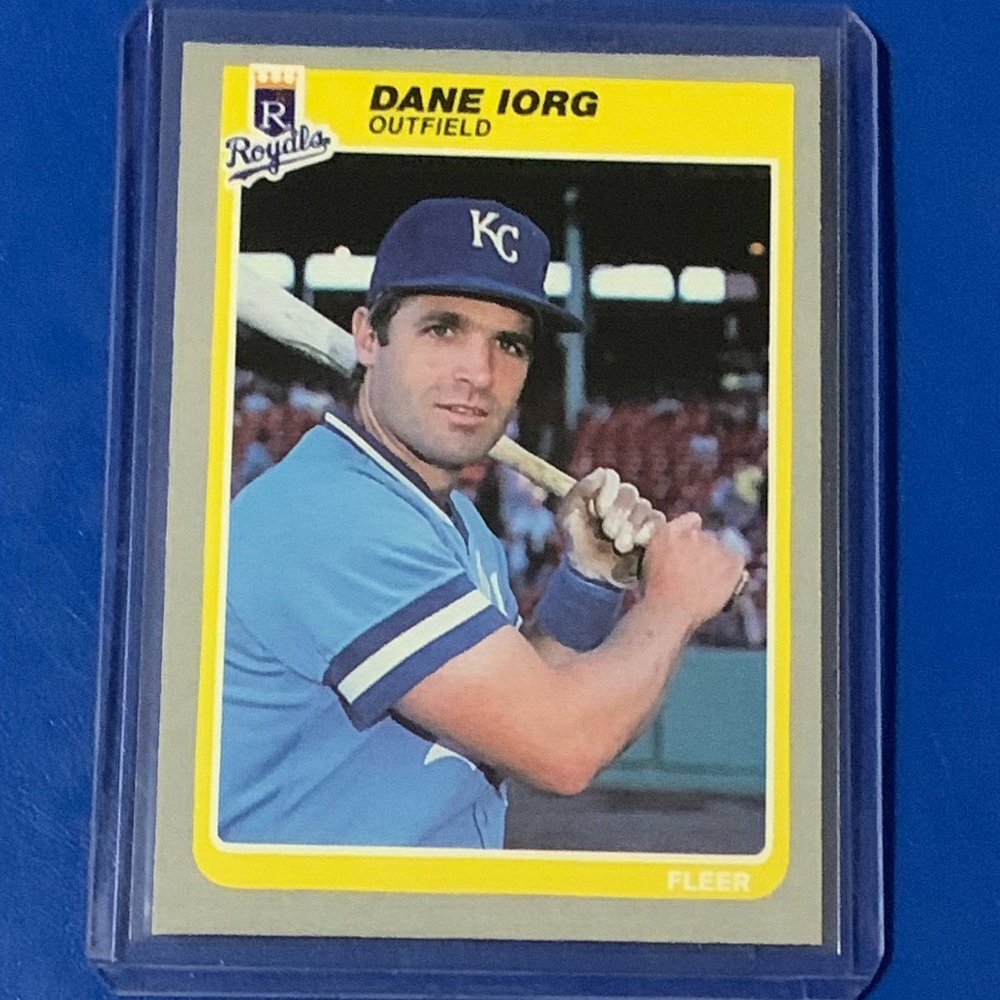 Dane Iorg #204 1985 Fleer Baseball Trading Card